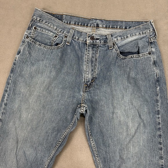 Levis Mens 559 Jeans‎ Size 36x30 Relaxed Straight Leg Mid Rise Medium Denim Wash - Picture 1 of 11